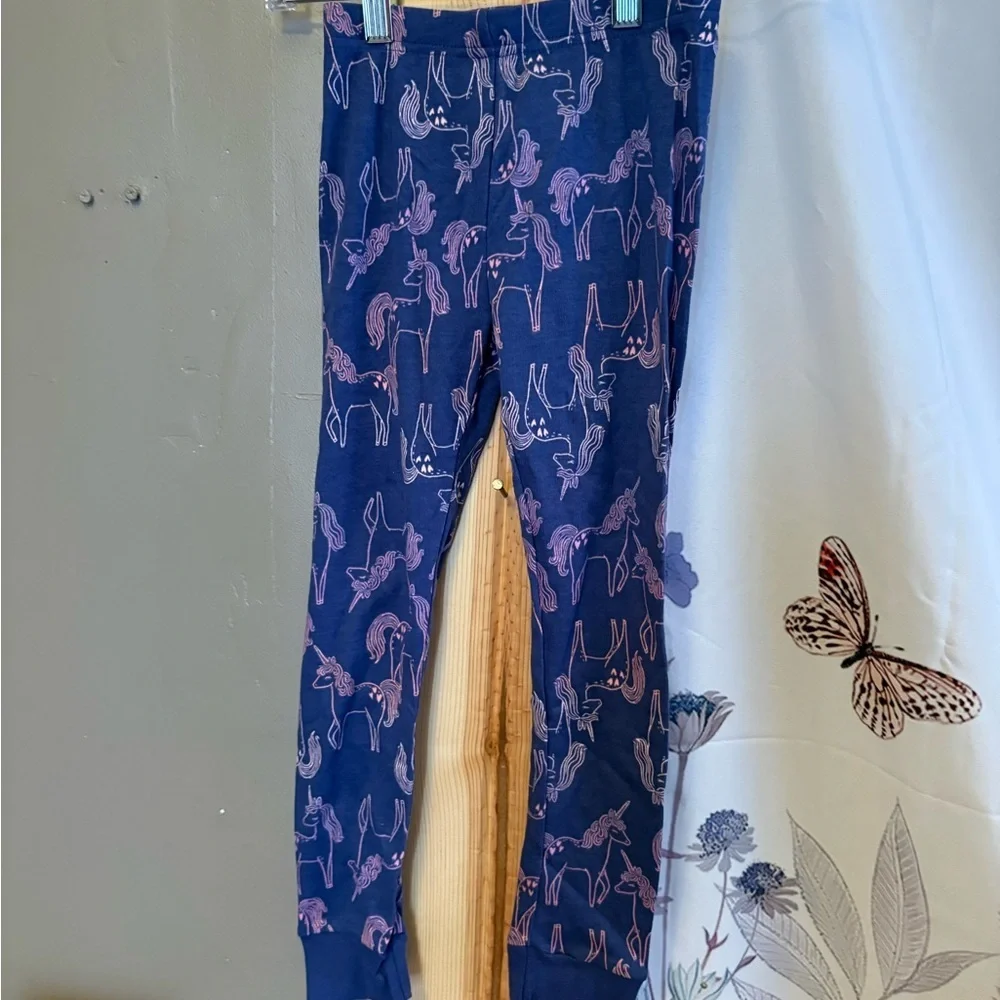 Carter's Unicorn and Butterfly Pajama Set - Pink and Navy